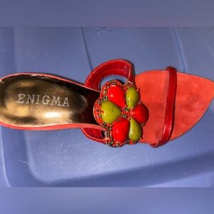Enigma suede shoes